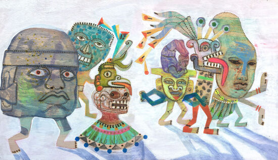 Pour la revue DADA "Aztèques, Mayas, Olmèques" janvier 2021